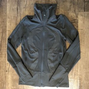 Lululemon Zip Up Jacket Grey Size 4